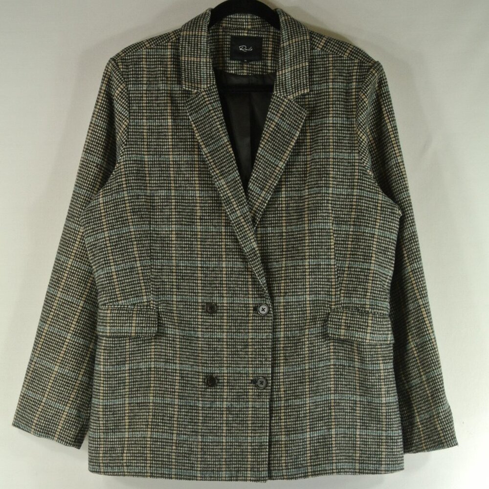 New Rails Cody Houndstooth Check Double Breasted … - image 7